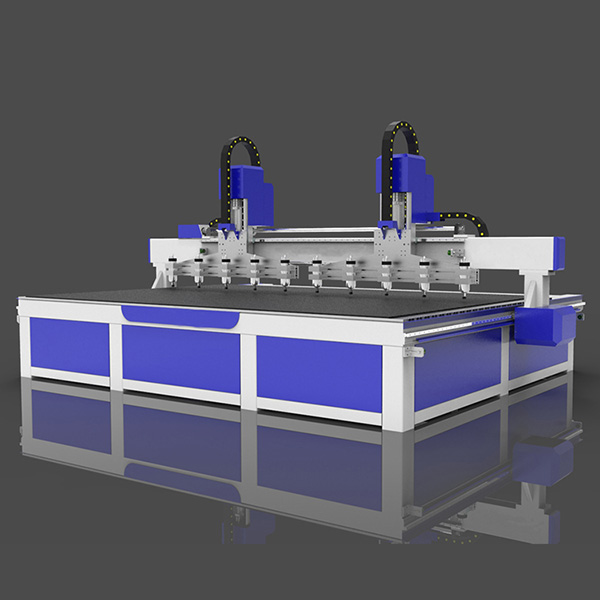 1325 2040 மல்டி ஸ்பின்டில் மரவேலை CNC ரூட்டர் மெஷின்